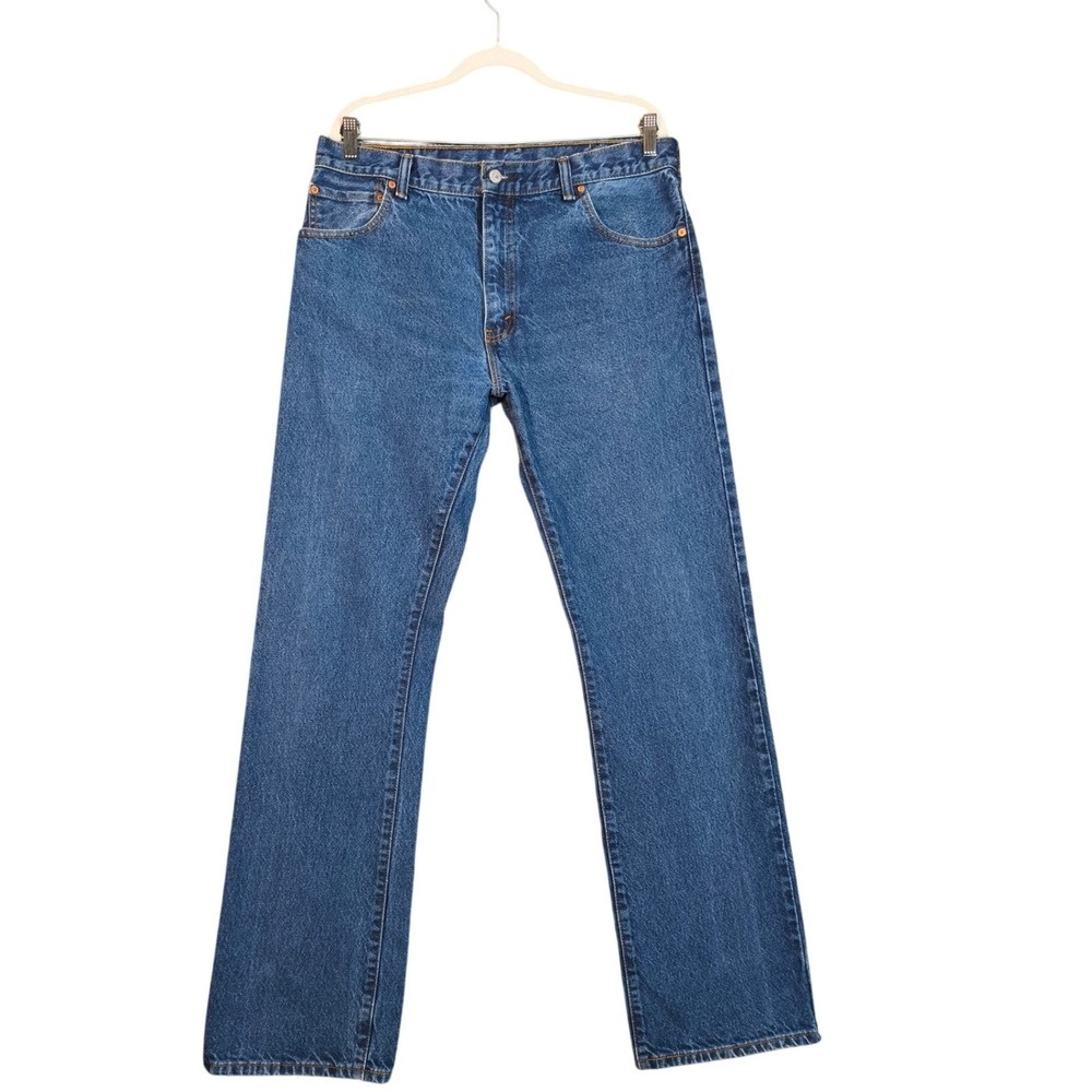 Levis 517 Mens Bootcut Jeans Blue Denim 36x34 Medium Wash Cotton 517-0216